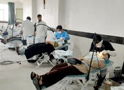 برگزاری اردوی جهادی دندانپزشکی دو روزه در شهرستان البرز 