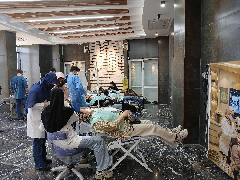 بهره مندی مددجویان پردیسی از خدمات دندانپزشکی گروه جهادی شهید کاظمی  آشتیانی/ بهره مندی مددجویان شهریاری از خدمات غربالگری سلامت