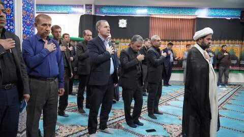 مراسم زیارت عاشورا و عزاداری سیدالشهدا(ع)