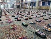 در ادامه پویش جشن عاطفه ها ۶۰۰ بسته تحصیلی توسط یکی از موسسات خیریه یزد تامین و توزیع شد