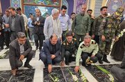 حضور امدادگران کمیته امداد خراسان شمالی در آیین «میهمانی لاله‌ها»