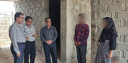 بازدید مدیرکل کمیته امداد استان بوشهر از یک واحد مسکن مددجویی درحال ساخت در روستای کره بند دهستان انگالی بخش مرکزی شهرستان بوشهر