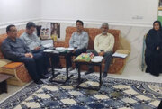 دیدارمدیرکل کمیته امداد استان بوشهر با عوامل اجرایی مرکز نیکوکاری و توانمندسازی روستای کره بند بخش مرکزی شهرستان بوشهر