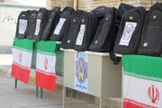 توزیع ۴۰۰ پک لوازم التحریر در حرمک