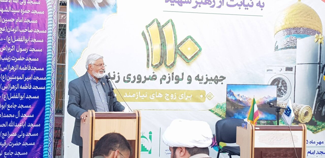 اهدای ۱۱۰ سری جهیزیه و لوازم ضروری زندگی به خانواده‌های نیازمند تهرانی