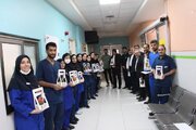 ۱۲ پرستار و کادر درمان بیمارستان قائم(عج) به جمع حامیان ایتام کمیته امداد پیوستند