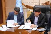 امضای تفاهمنامه همکاری دوجانبه کمیته امداد و دادگستری کل استان بوشهر