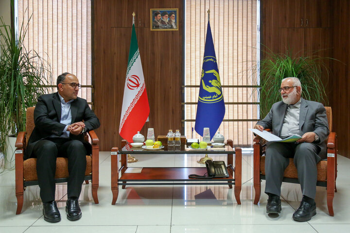 دیدار رئیس کمیته  امداد با نماینده مردم گنبد کاووس در مجلس شورای اسلامی