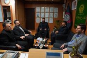 دیدار مدیرعامل شرکت صنعت آفرینان امداد با مدیرکل کمیته امداد گیلان